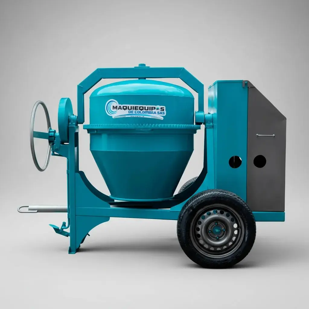 Mezcladora de concreto dos bultos trabajo pesado (GASOLINA 9HP)