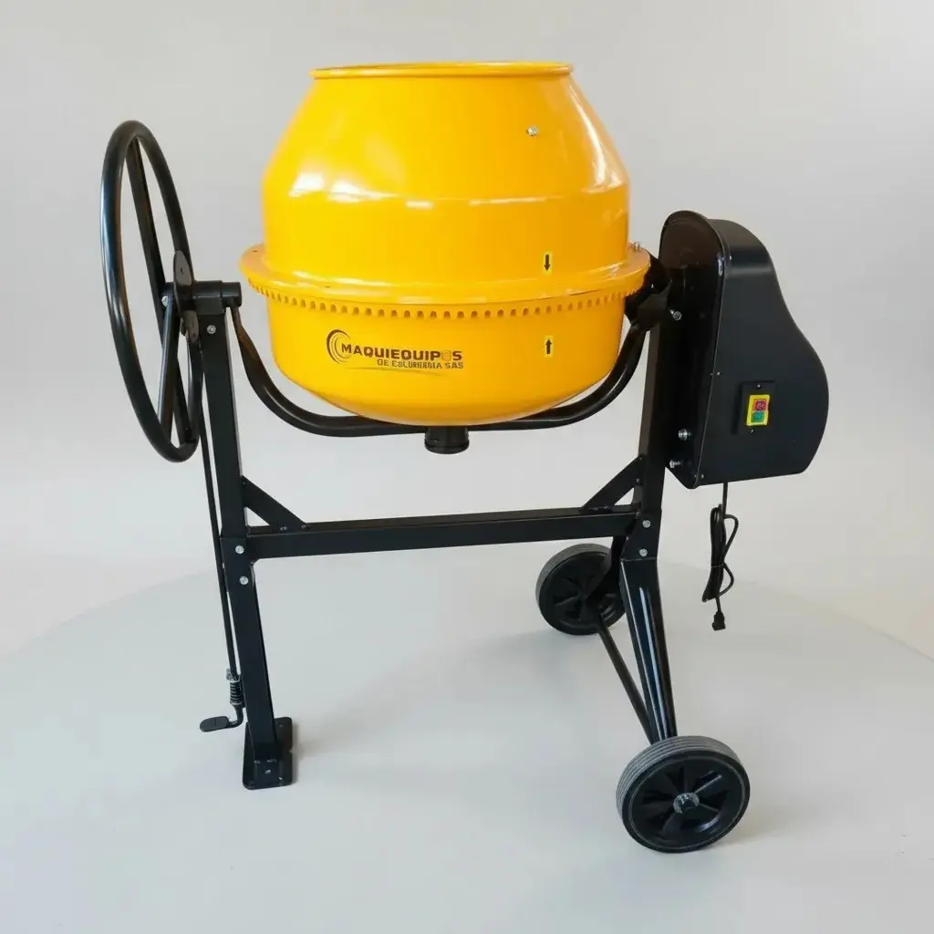 MEZCLADORA DE CONCRETO 130 LITROS CREMALLERA METALICA