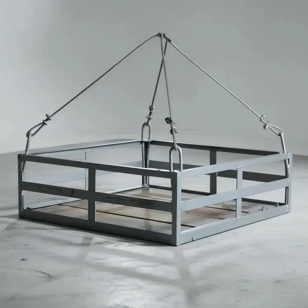 Canasta para pluma grua